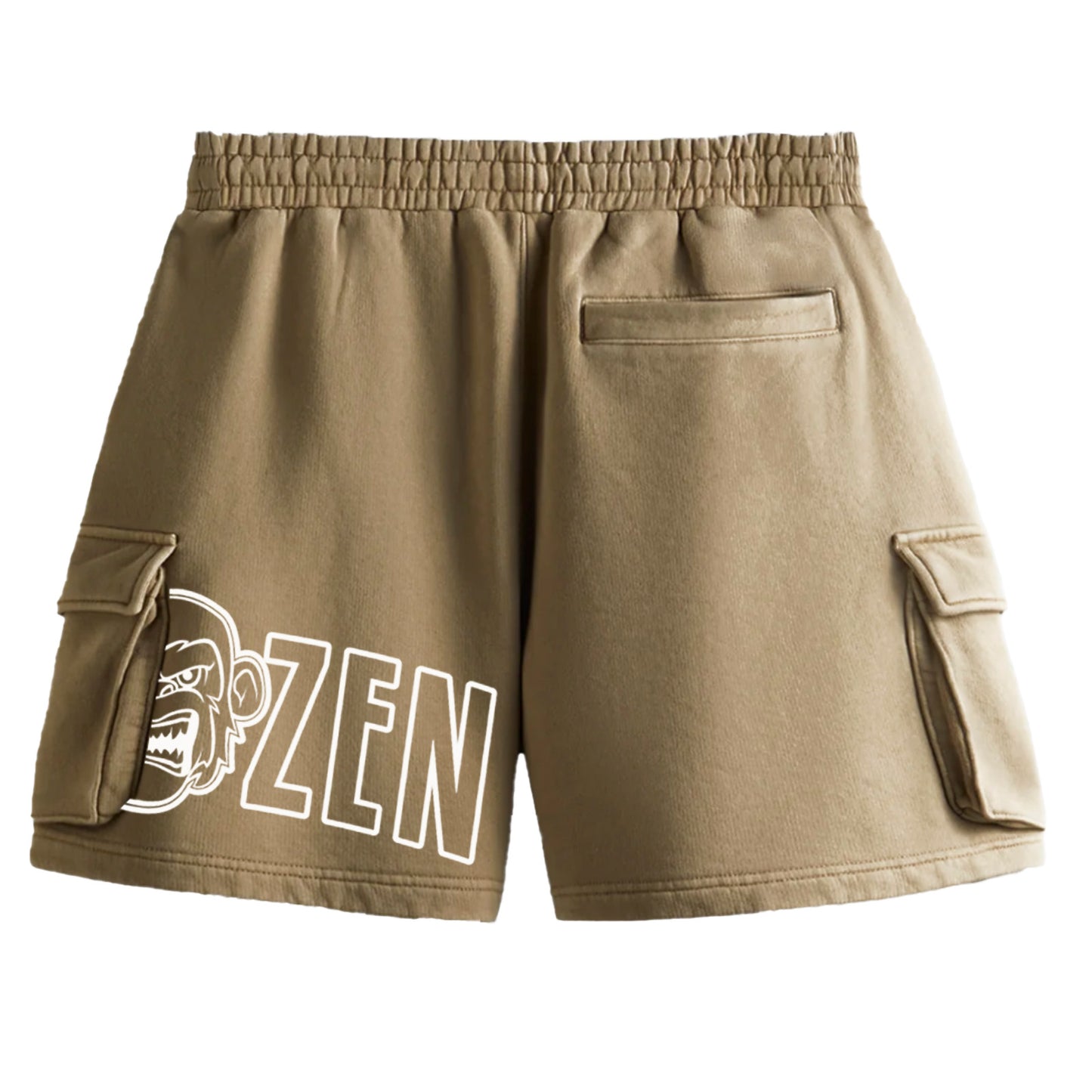 Split cargo shorts
