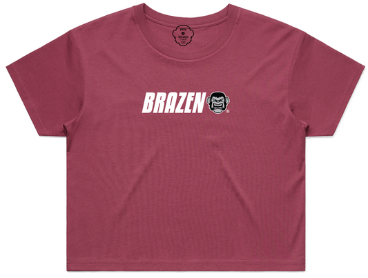 Brazen Trademark Crop Tee